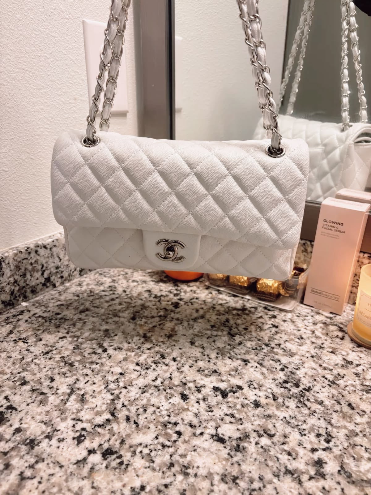 Chanel white Handbag
