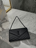 YSL all black handbag