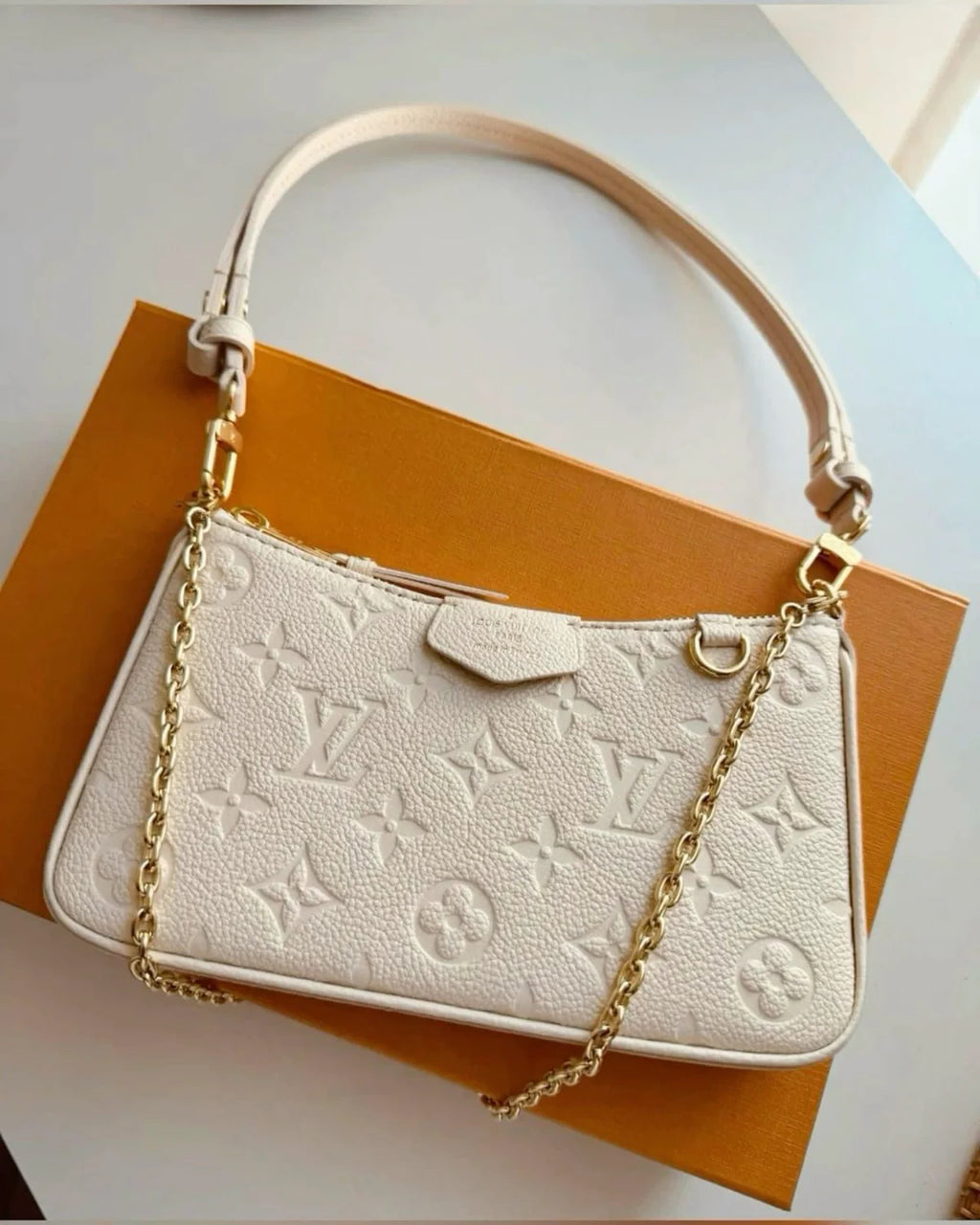 LV handbag white