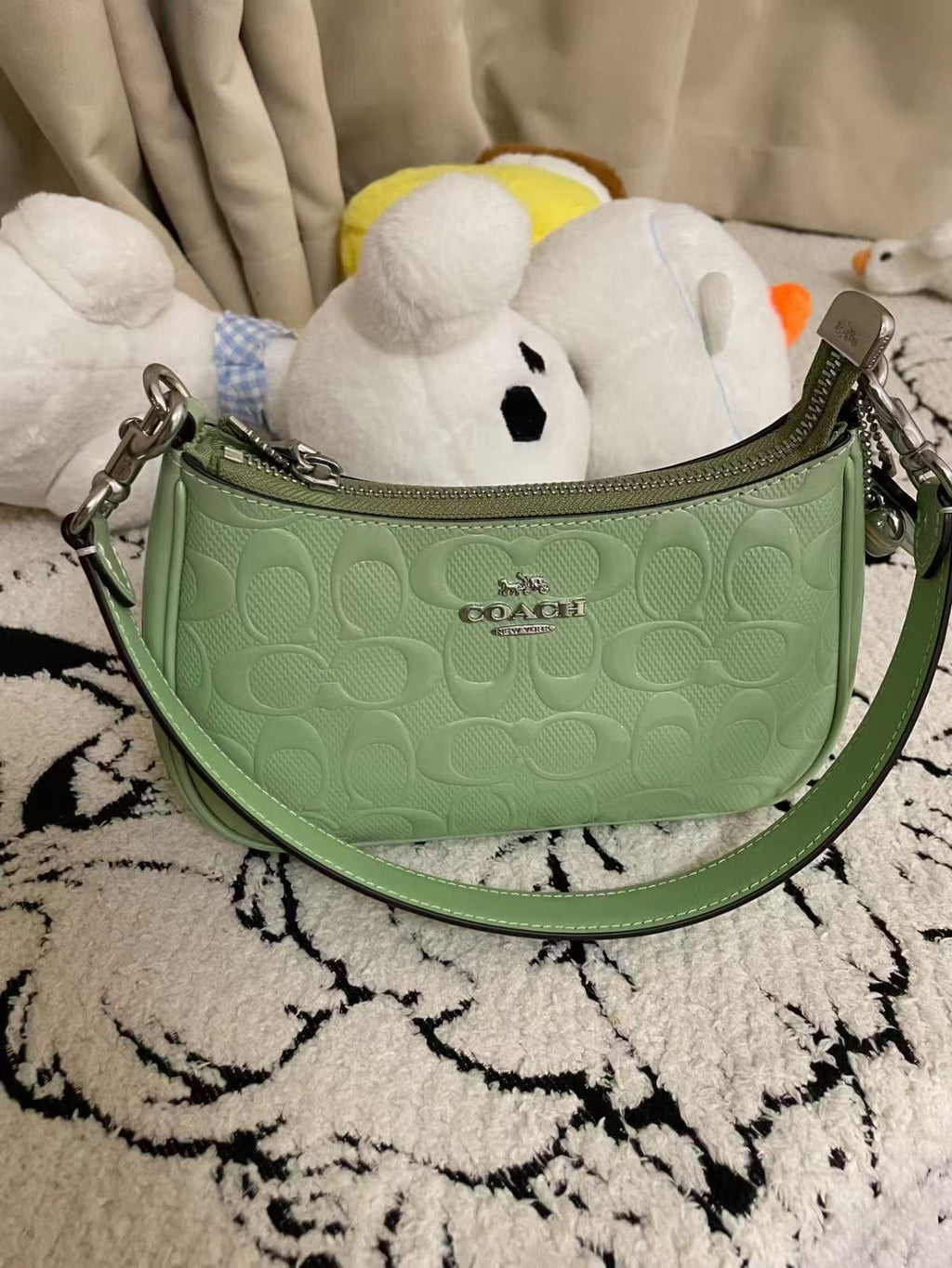 Coach Purse Lime Green