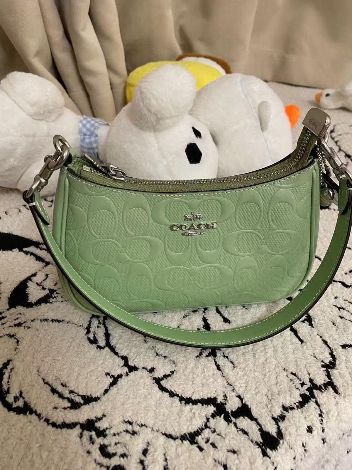 Coach Purse Lime Green