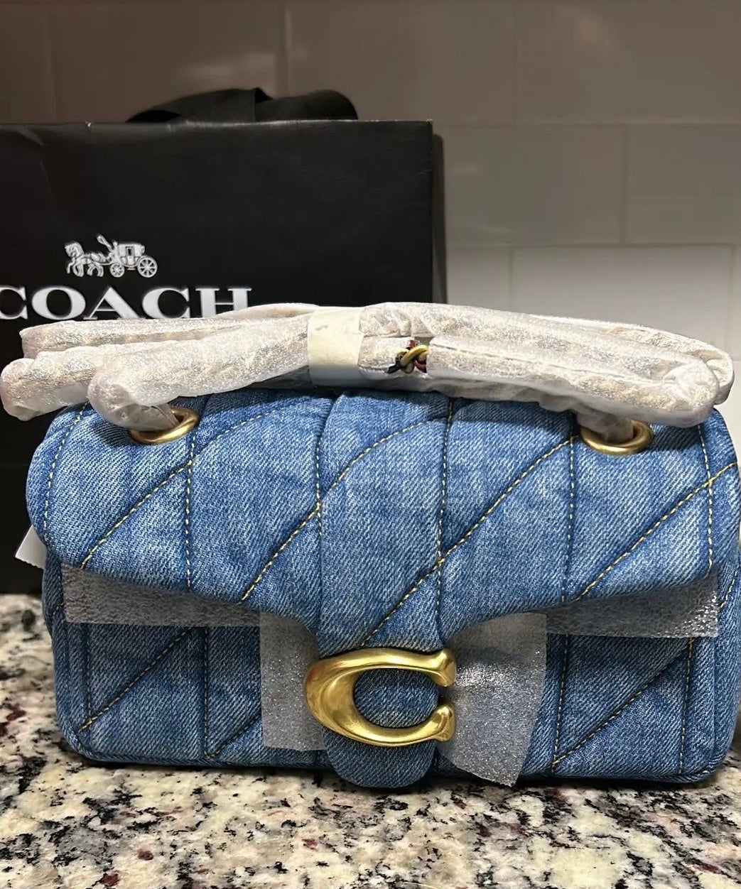 Coach Denim Handbag