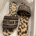Christian Dior Cheetah print sandals