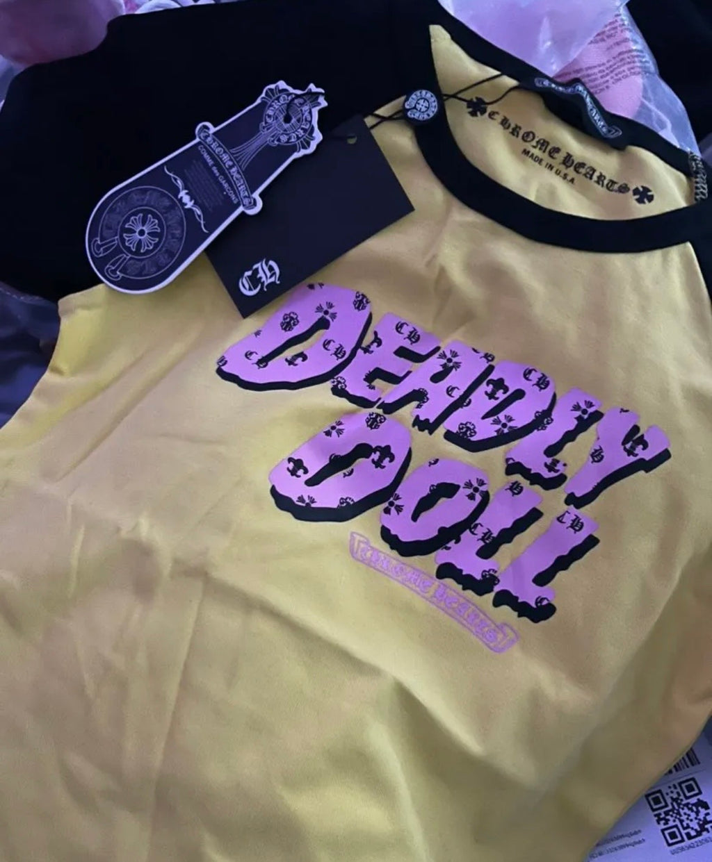 Chrome Hearts Deadly Doll Crop Tees