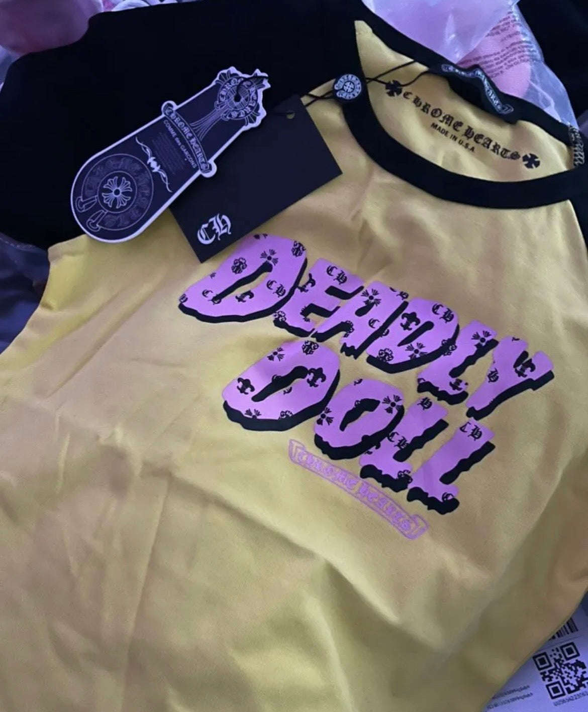 Chrome Hearts Deadly Doll Crop Tees