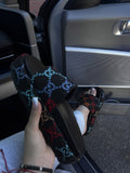 Gucci Multi Color Platform Sandals