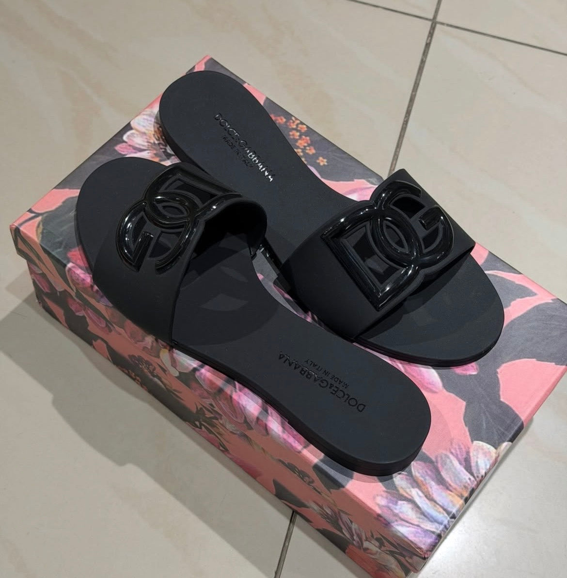 D&G sandals black