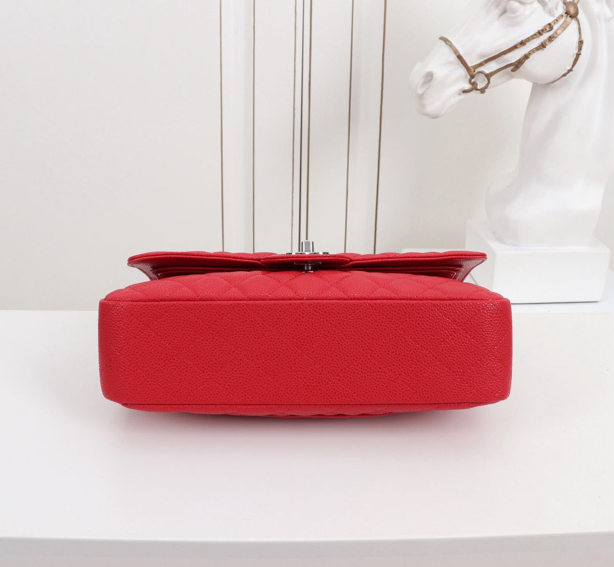 Chanel red handbag
