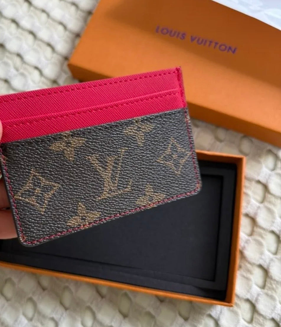 LV Red Cardholder