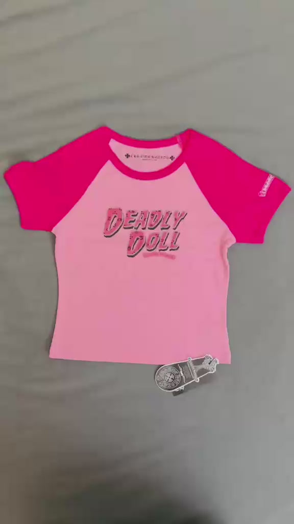 Chrome Hearts Deadly Doll Crop Tees