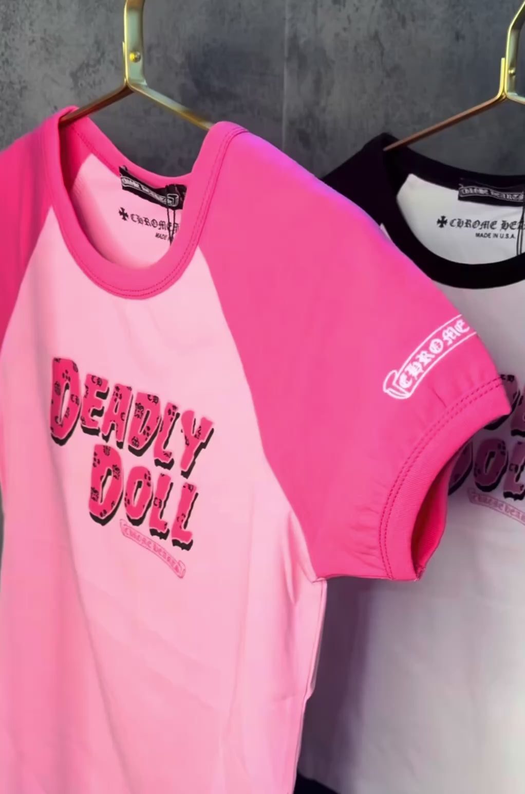 Chrome Hearts Deadly Doll Crop Tees