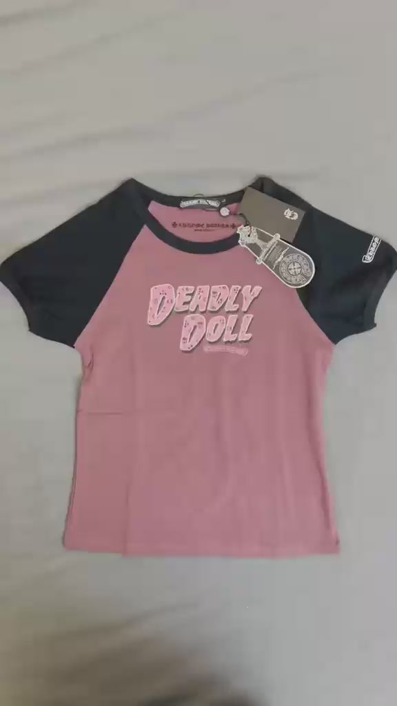 Chrome Hearts Deadly Doll Crop Tees