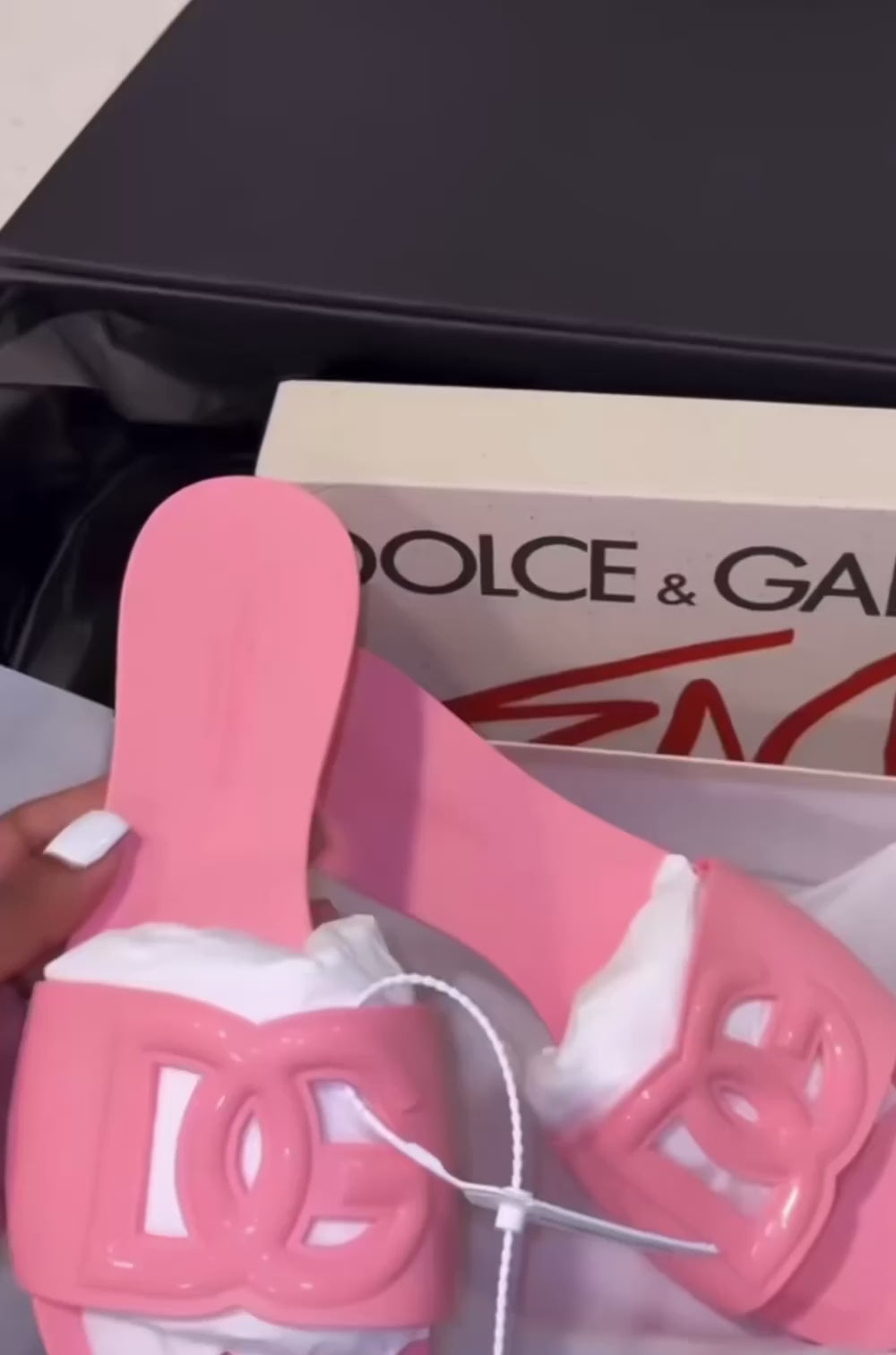 D&G Sandals light pink